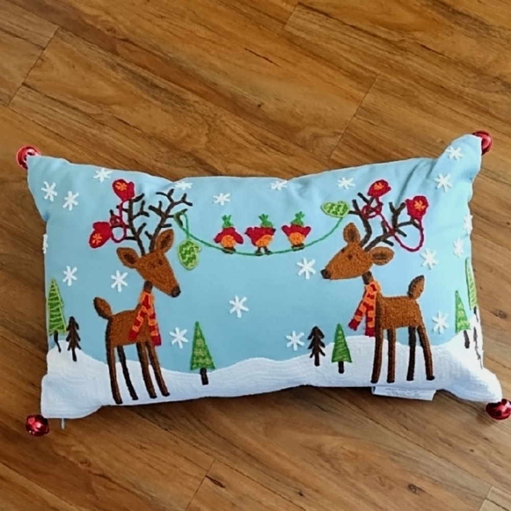 Pier 1 Imports Reindeer Pillow